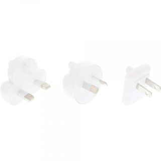 InLine Stromadapterset UK/USA/Australien/Argentinien für USB Netzteil weiß