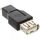 InLine USB OTG Adapter | Micro-B Stecker an USB A Buchse schwarz
