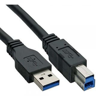 InLine USB 3.0 Kabel | Stecker A an B schwarz, 2m