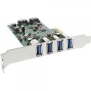 InLine PCIe Karte 4x USB 3.0 extern | 2x SATA 3 intern |...