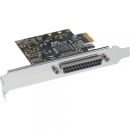 InLine PCIe / PCI Express x1 Schnittstellenkarte 1x 25pol...