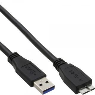InLine USB 3.0 Kabel | Stecker A an Micro B schwarz 0,5m