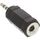 InLine Audio Adapter 2,5mm Klinke Stecker auf 3,5mm Klinke Buchse