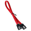 BitFenix SATA3 - 6Gb/s Kabel gerade rot gesleevt mit Lasche 0,3m
