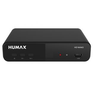 Humax HD Nano Sat Receiver schwarz | free TV | HDMI | SCART | ext. Netzteil