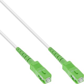 Inline LWL Simplex FTTH Kabel SC/APC 8°-SC/APC 8° | 9/125µm 25m