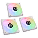Lian Li ST120 120mm RGB LED PWM Gehäuselüfter | Lüfter/RGB Hub | 3 Stück weiß
