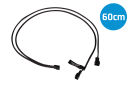 Alphacool Y-Kabel 3Pin Molex auf 2x 3Pin Molex - Schwarz 60cm