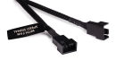 Alphacool Y-Kabel 4Pin PWM auf 2x 4Pin PWM - Schwarz 60cm