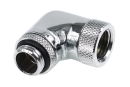 Alphacool HF Winkeladapter 90° G1/4 Aussengewinde auf G1/4 Innengewinde drehbar - Chrome