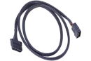 Phobya 4Pin Molex Stromverlängerung - Schwarz 90cm