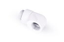 Alphacool Eiszapfen L-Verbinder drehbar G1/4 AG auf G1/4 IG - White