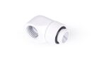 Alphacool Eiszapfen L-Verbinder drehbar G1/4 AG auf G1/4 IG - White