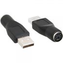 InLine USB PS/2 Adapter | USB Stecker A auf PS/2 Buchse...