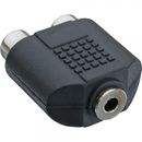 InLine Audio Adapter 3,5mm Klinke Buchse Stereo auf 2x...